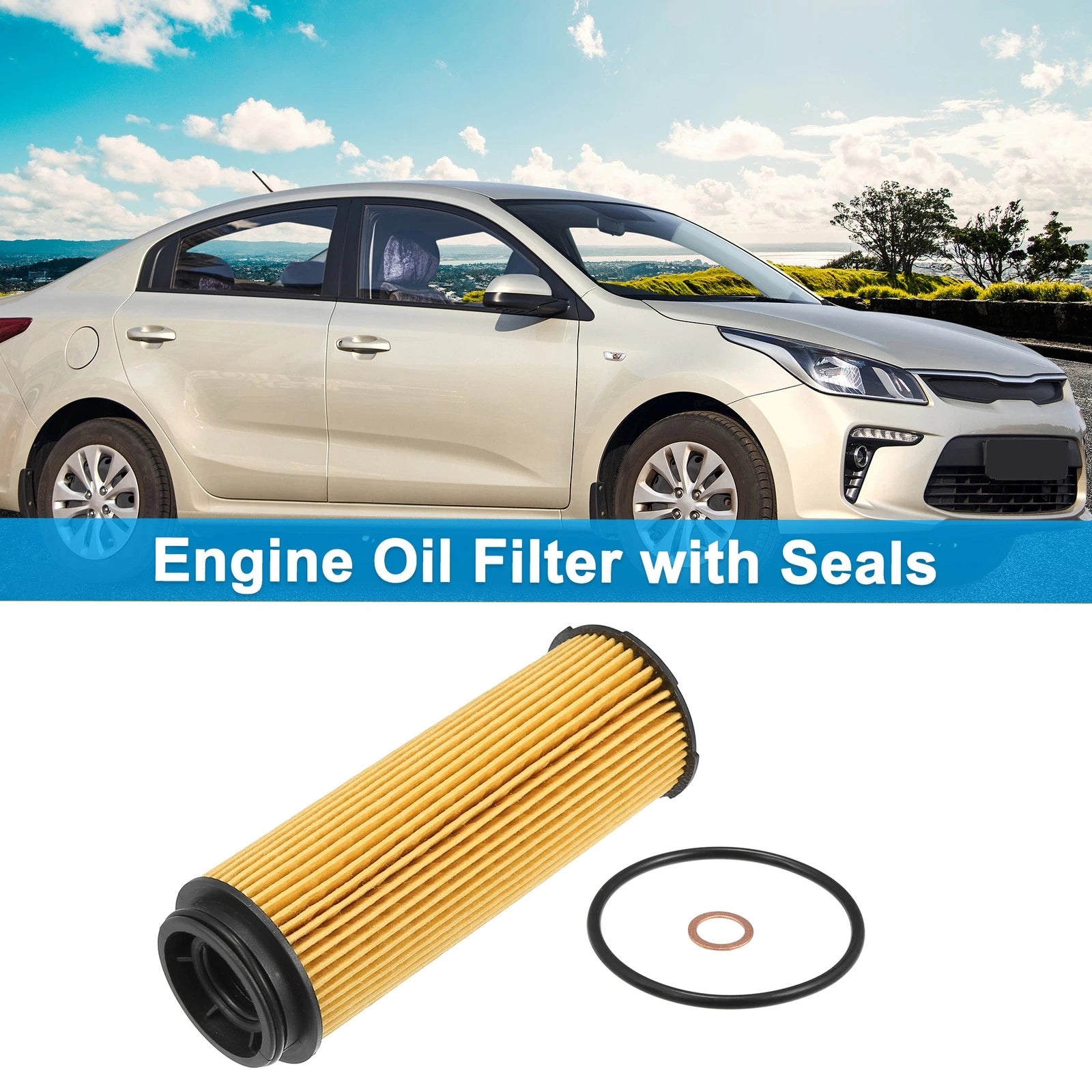 Oil Fuel Filter Replacement for BMW 740i Base 3.0L (2017–2022)