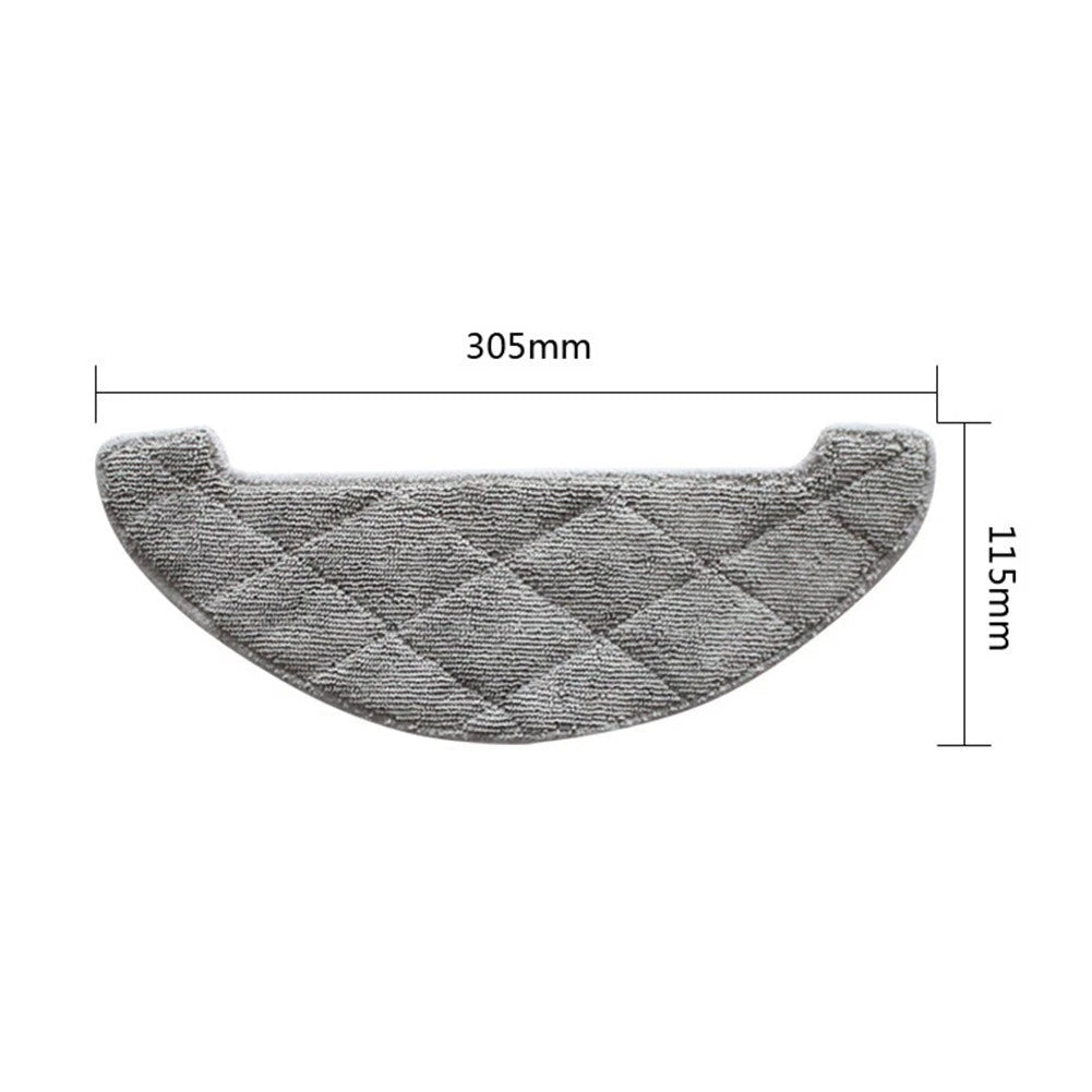 Set of 4 Mop Cloths for Tuvio TR04MLBB Robot Vacuum Cleaner