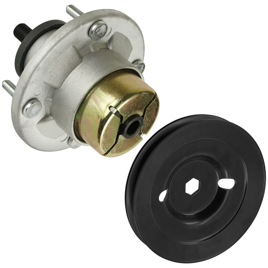 Deck Spindle with Pulley Replacement for John Deere Z315 Z320R (42") (2014–2018)