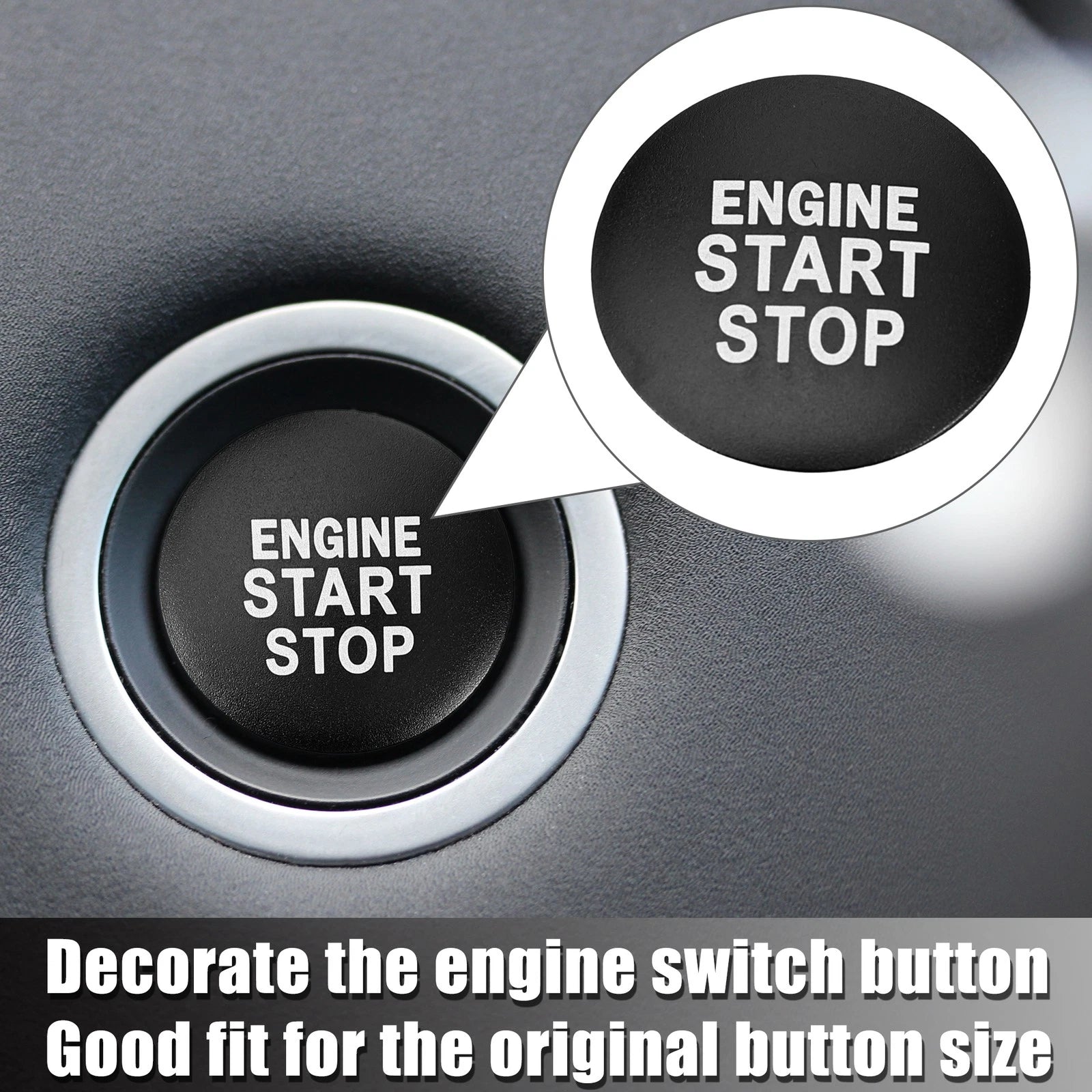 Engine Start Stop Button Cover Replacement for Toyota Camry (2018–2024)