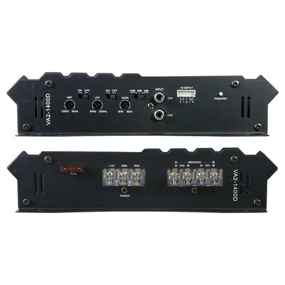 Power Acoustik VA21400D Vertigo Series Amplifier for Universal Use (1400W)
