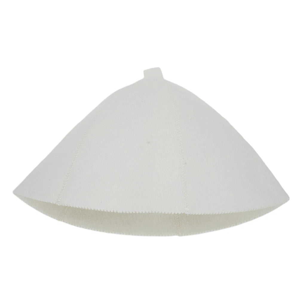 Sauna Hat for Spa Bath Protection (Grey/White)