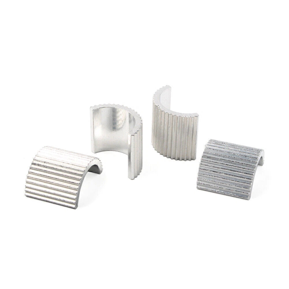 Set of 4 Handlebar Mount Risers Clamp Conversion Shims for Motorcycles