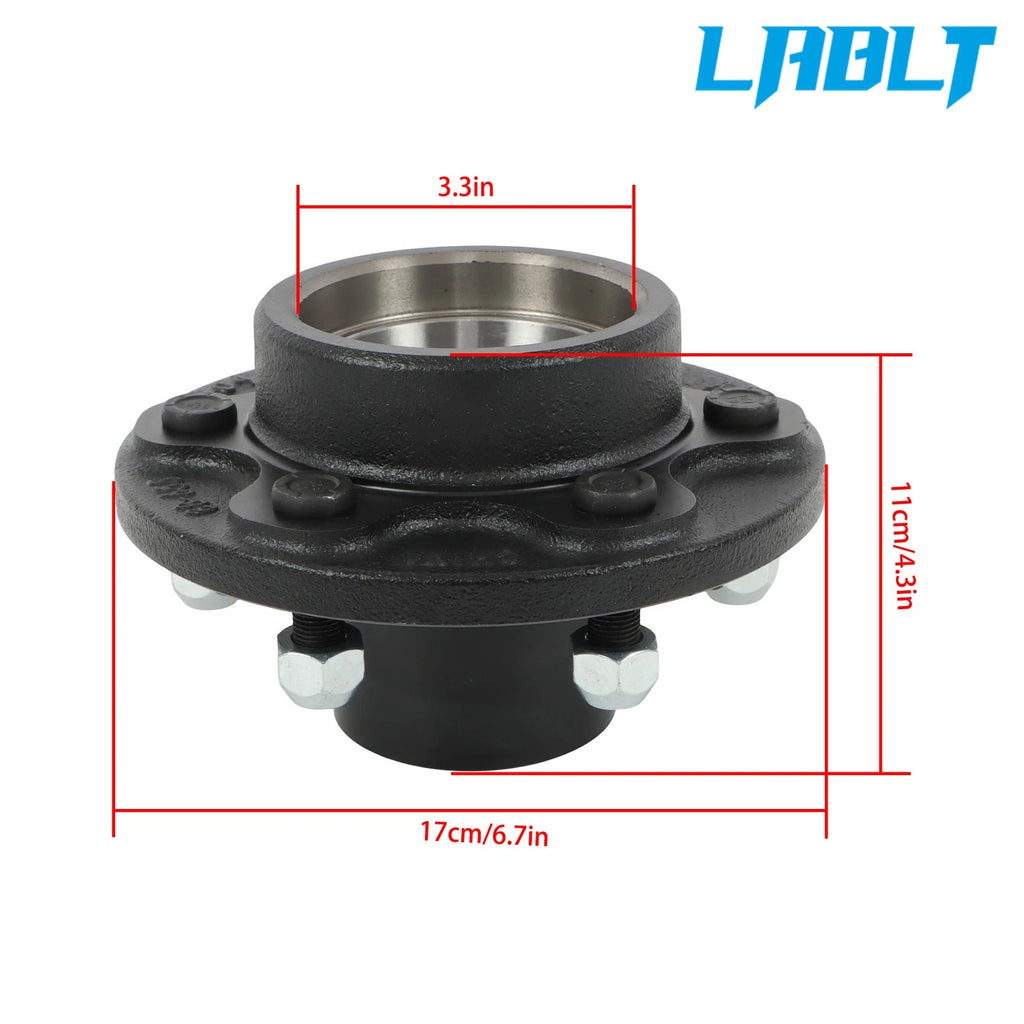 6 on 5.5" Trailer Hub Kit for 6000 lbs #42 Trailer Axle