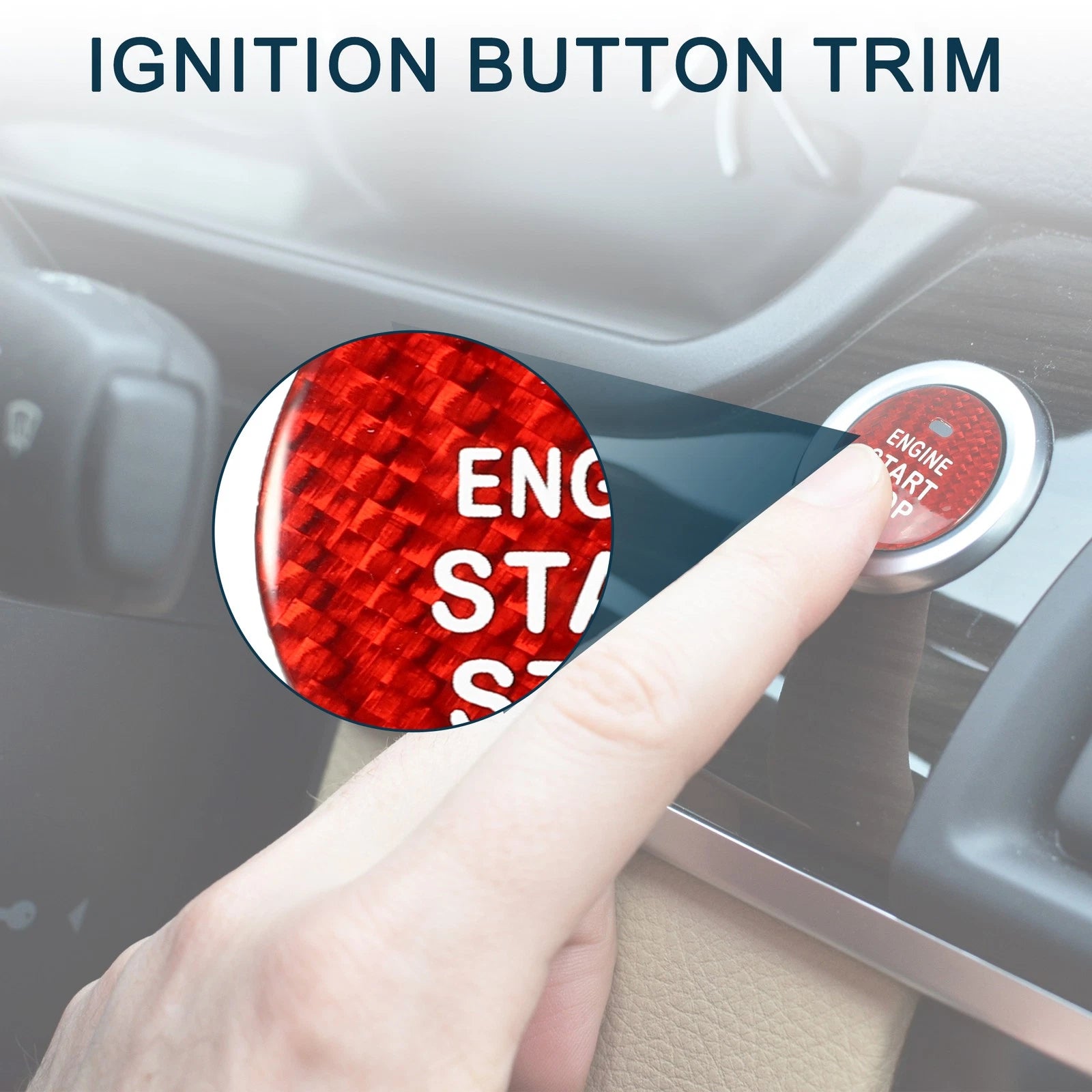 Engine Start Stop Button Cover Replacement for Subaru Forester (2019–2024)
