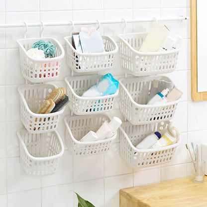 Plastic Hanging Shower Basket for Space Utilization (Easy Installation)