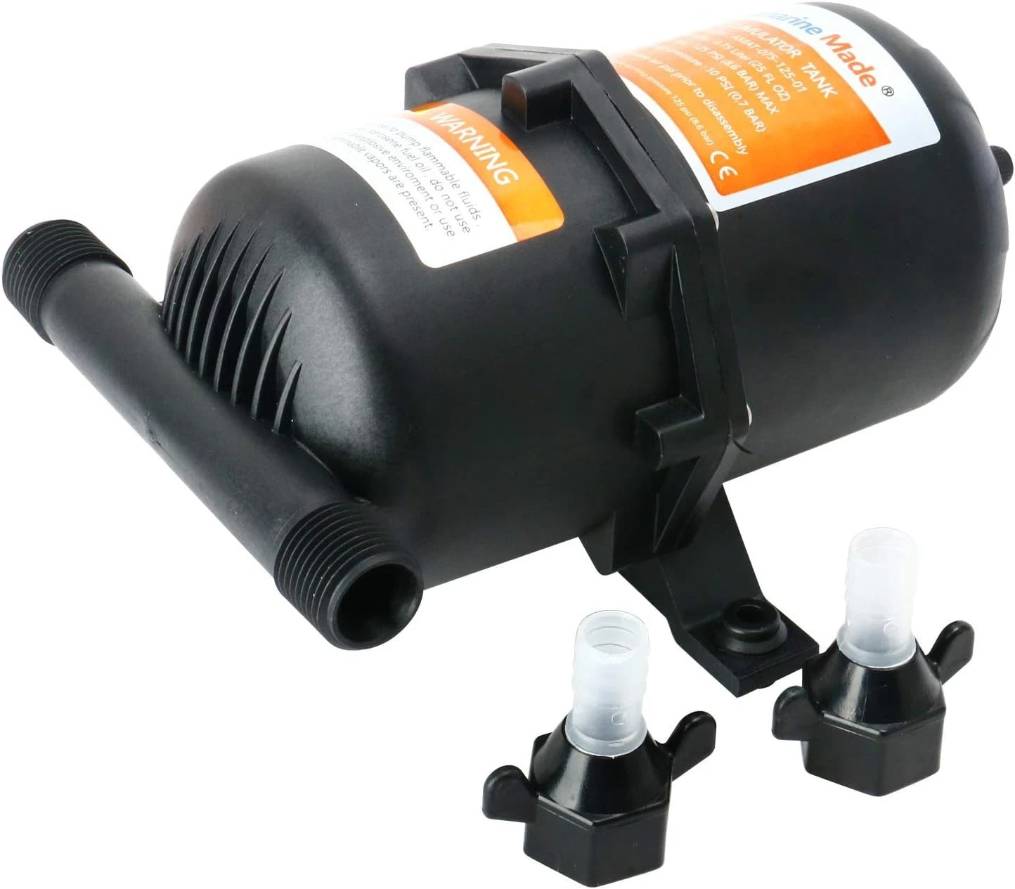 Pre-Pressurized Accumulator Tank for Marine RV Boat Water Pump (0.75L, 125PSI)