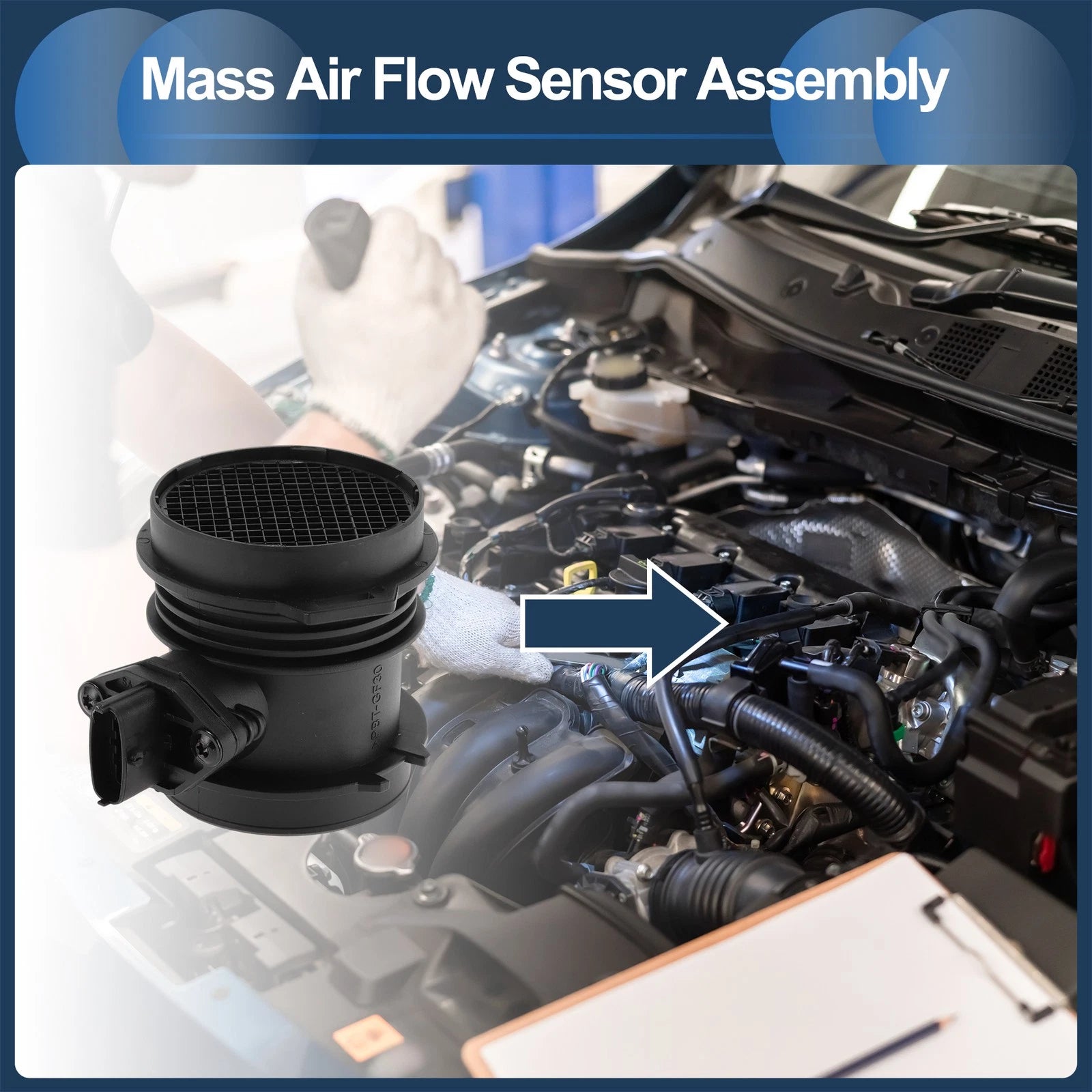Mass Air Flow Sensor Assembly No. 4662888 for Saab 9-3 (1998–2002)