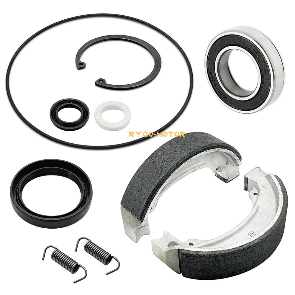 Rear Brake Shoes & Bearing Seals Kit for Honda Recon 250 TRX250TE/TM (1997–2022)