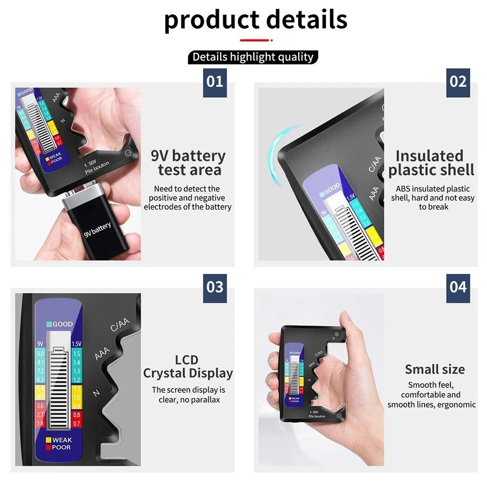Battery Tester for Automotive Diagnostic Tool (Digital)