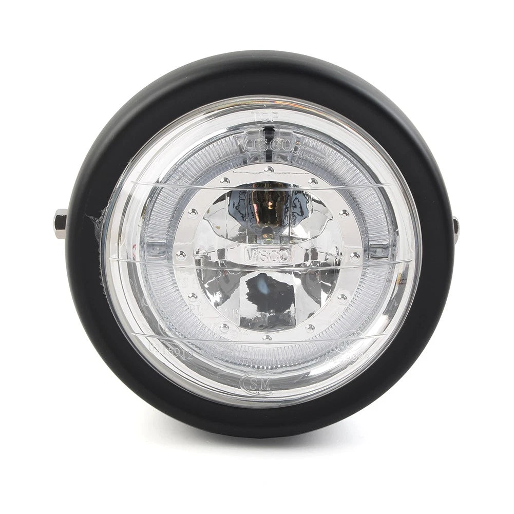 5-3/4" Switchback LED Halo DRL Angel Eye Headlight for
