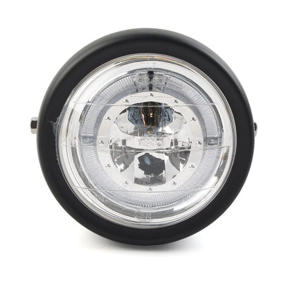 5-3/4" Switchback LED Halo DRL Angel Eye Headlight for