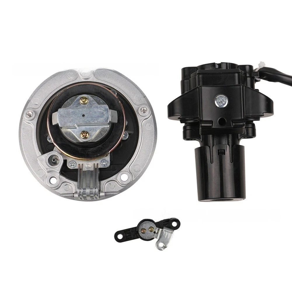 Ignition Switch Fuel Tank Cap Lock for Kawasaki EX650 (2013–2016) with 2 Keys