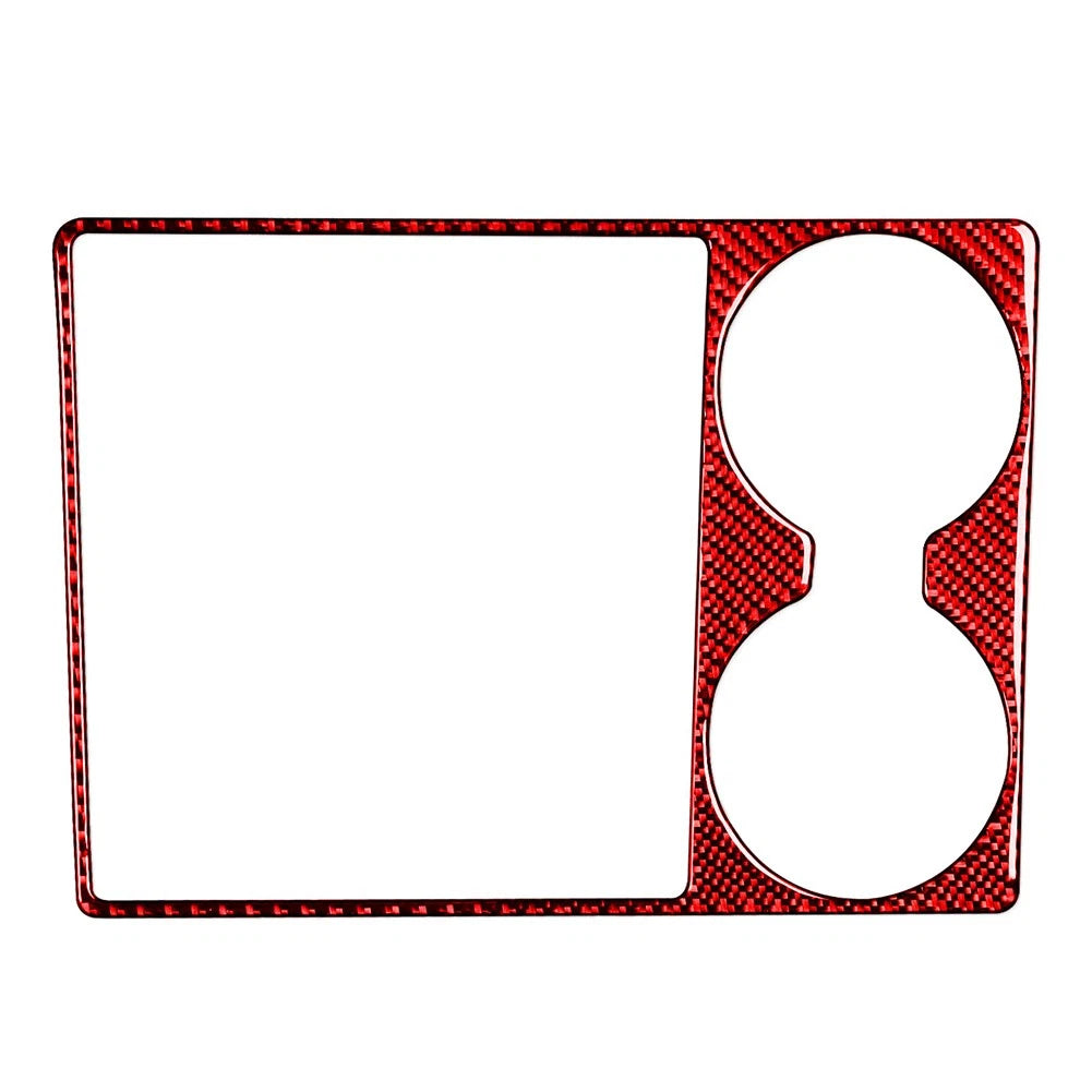 Shifter Cup Holder Cover for Dodge Ram 1500 2500 3500 (2013–2018) Red