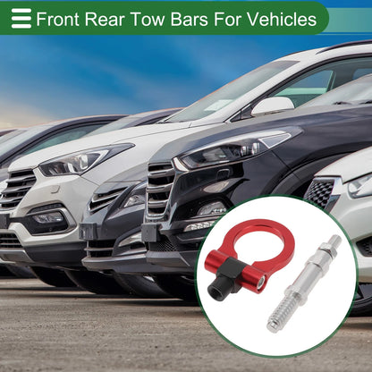Tow Hook Set for Volkswagen MK7 (2014–2022) 15.7mm Aluminum Alloy Red