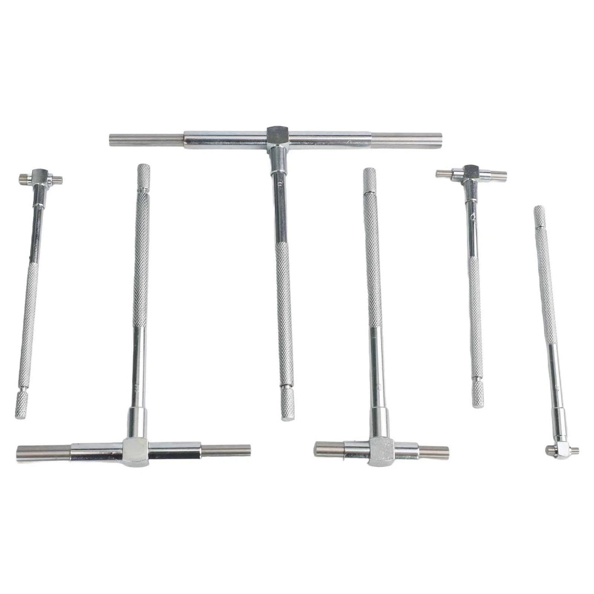 6pcs Micrometer Telescopic Gauge Set for Adjustable Inner Diameter Inspection