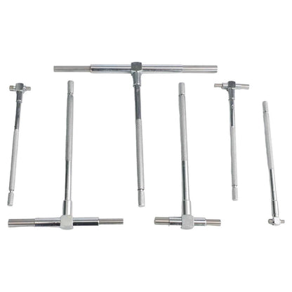 6pcs Micrometer Telescopic Gauge Set for Adjustable Inner Diameter Inspection