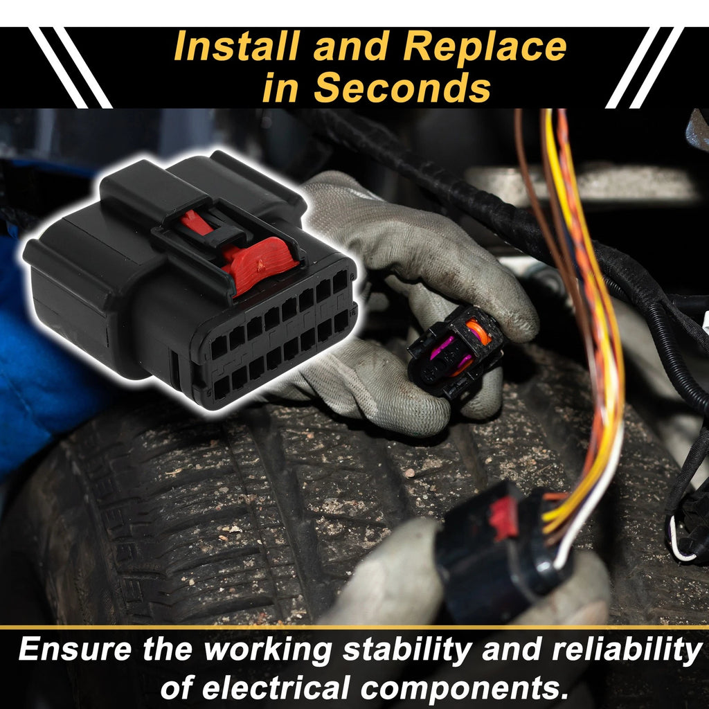 16 Pin Headlight Connector Plug for Ford