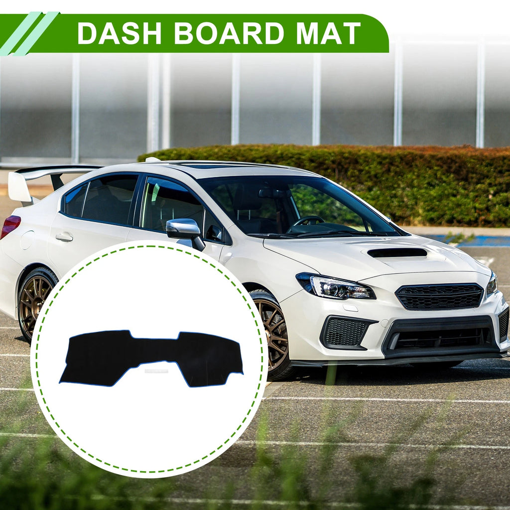 Dash Cover Mat with Sticker for Mazda3 BP (2019–2024) Black Blue 1 Set