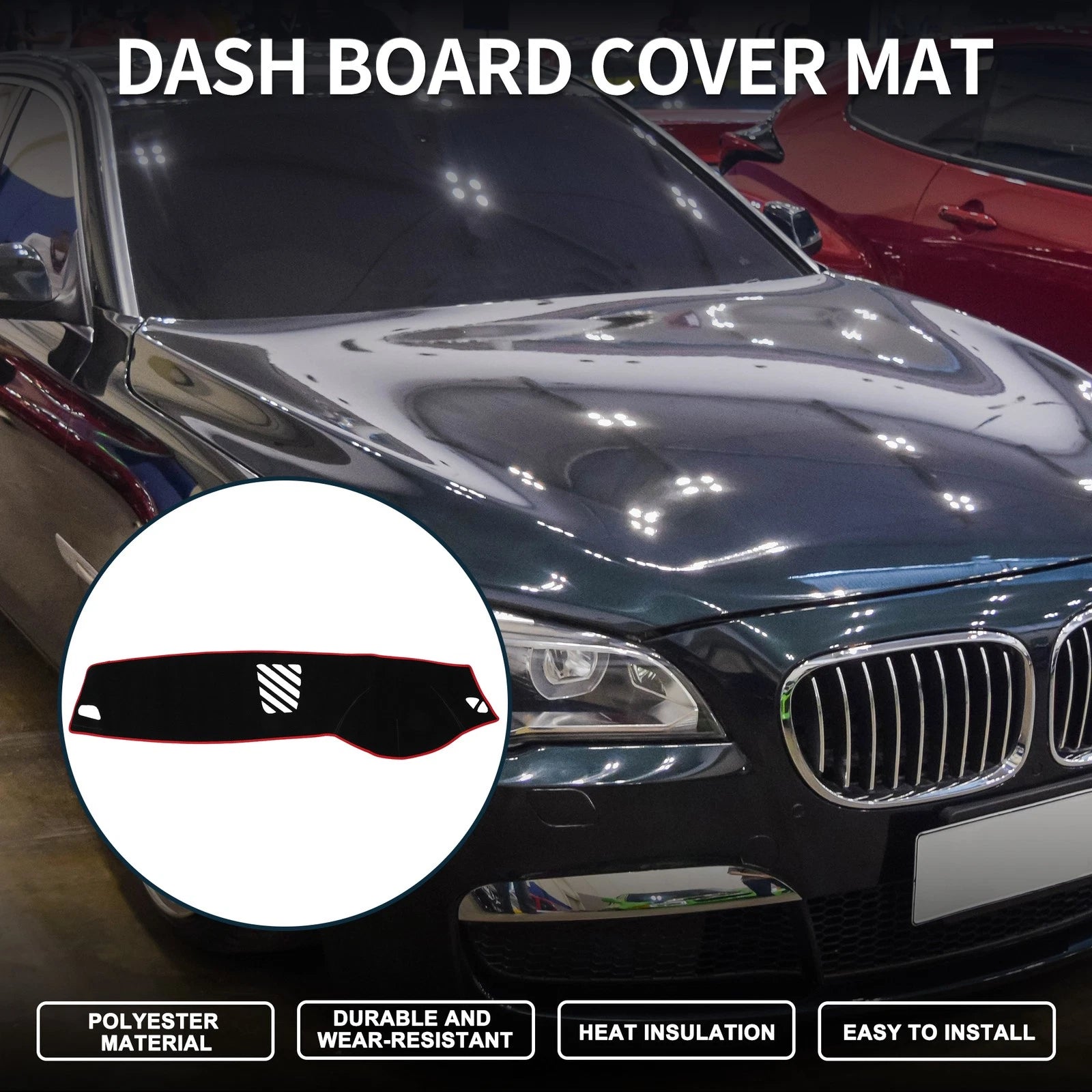 Dashboard Dash Cover Mat for BMW 5 Series F10 F11 Sun Protector Pad