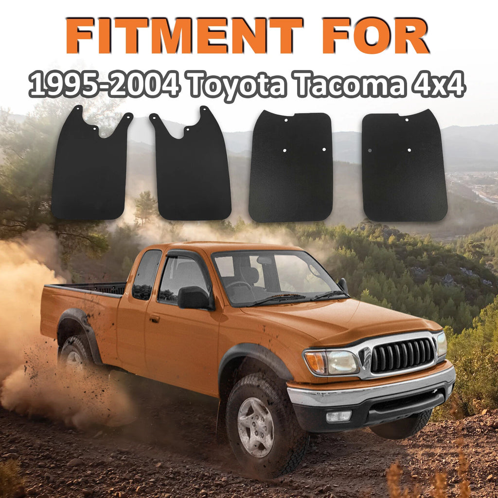 Mud Guards Flaps for Tacoma 4x4 Prerunner (1995–2004) w/ Flares