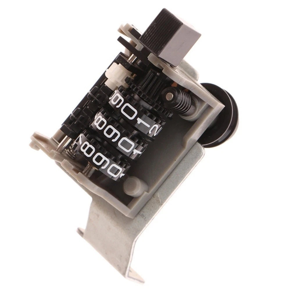 Iron Frame Counter for Tape Player (Black, Silver)