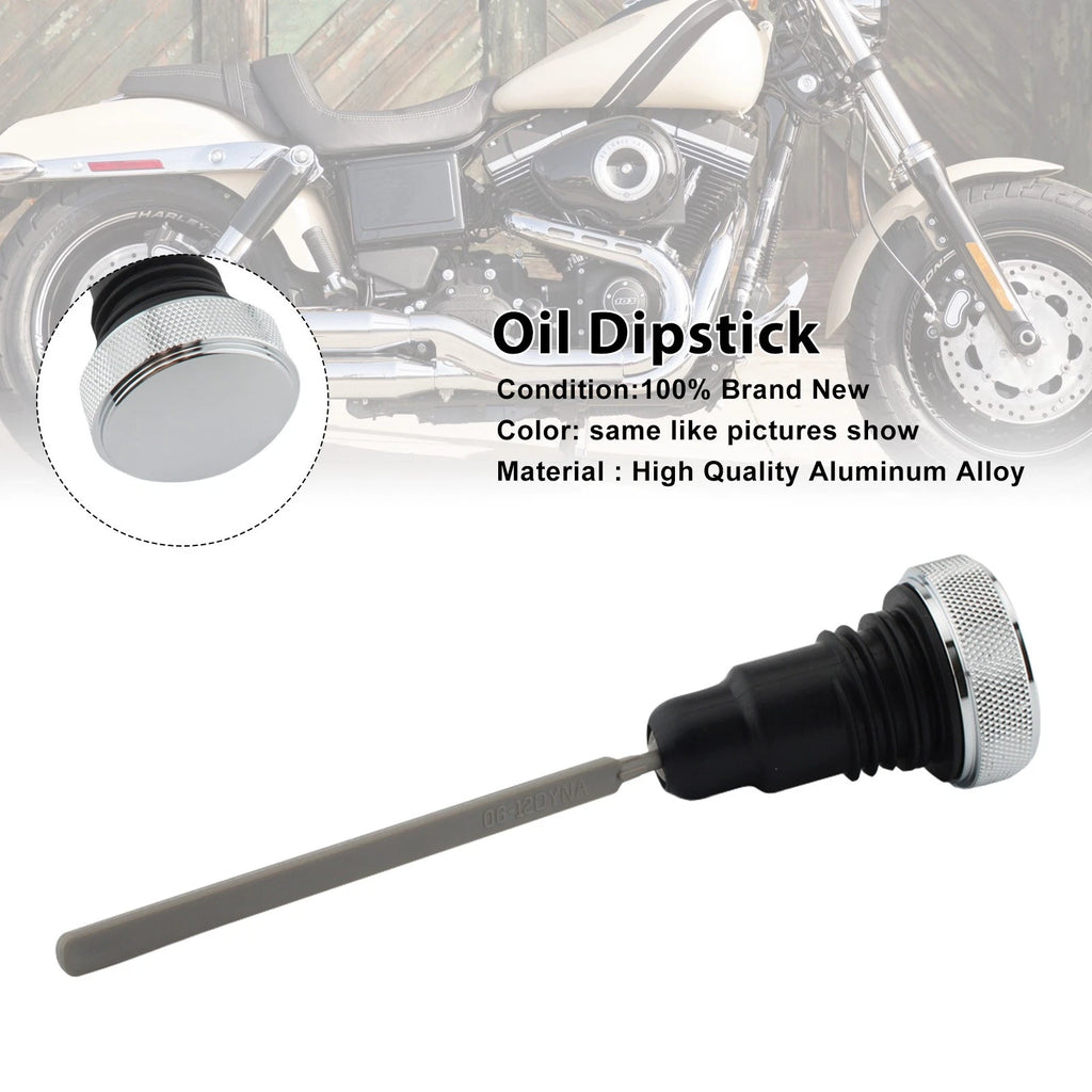 Oil Dipstick Tank Cap Plug for Harley FXD Dyna (2006–2017) 0710-0153