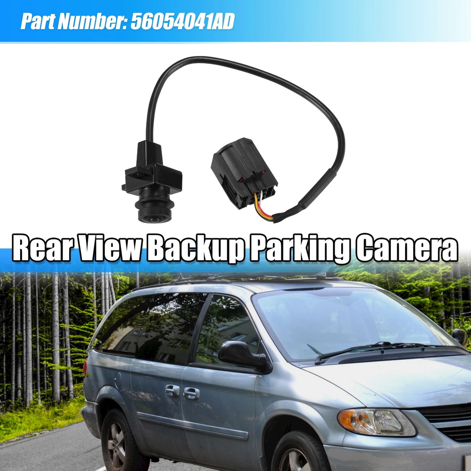 Rear View Backup Parking Camera Replacement for Dodge Ram 1500 (2009–2012)