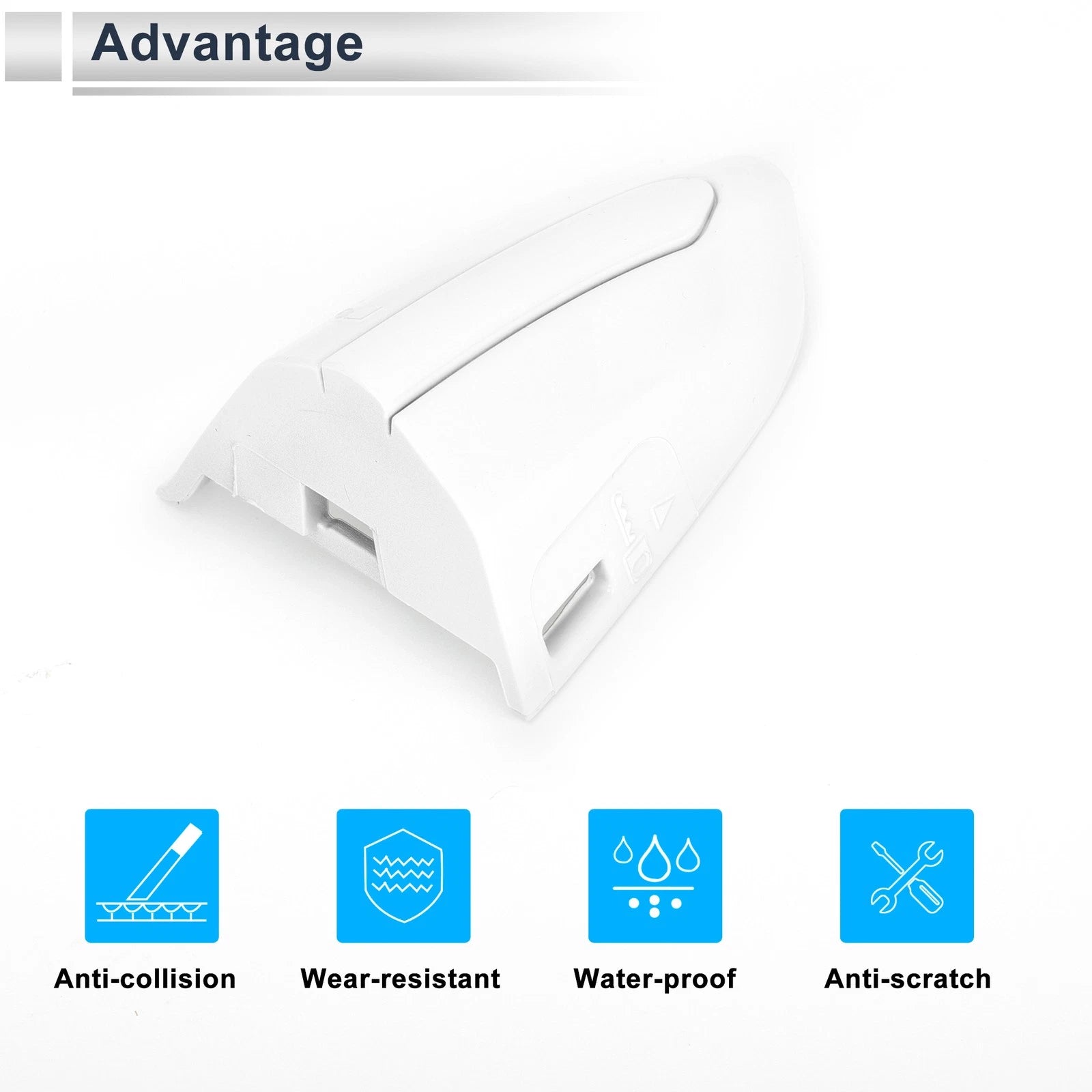 Front Left Door Handle Protector for Ford Mondeo Edge Taurus (2013–2020)