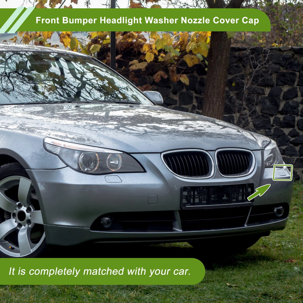 Front Left Washer Nozzle Cover Cap Replacement for BMW 525i (2004–2007)
