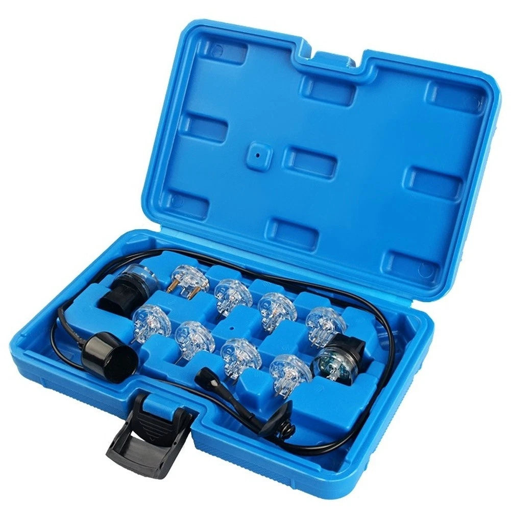 Fuel Injection Repair Kit with Test Light for Automotive EFI System Testing