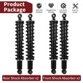 Set of 2 Front & Rear Shock Absorbers for Honda Foreman 500 TRX500FM (2005–2011)