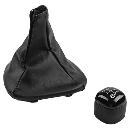 Gearshift Knob and Leather Boot Set for Fiat Panda (2012)