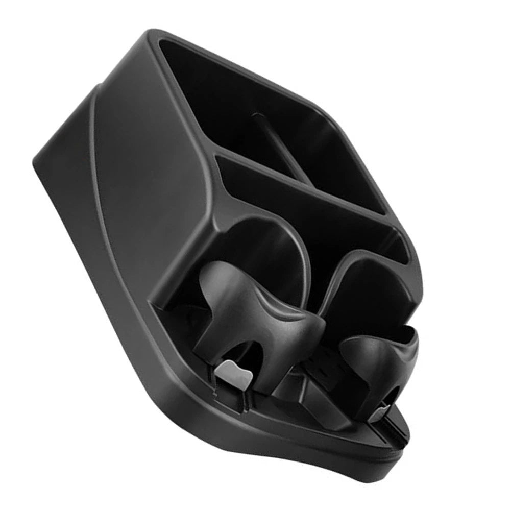 Functional Car Console Organizer with Roomy Compartments and Cup Holders