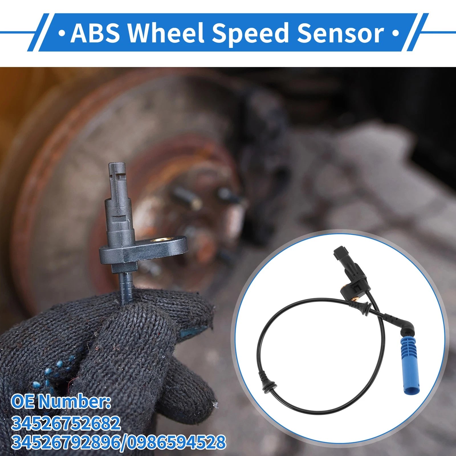 ABS Wheel Speed Sensor Front Right for BMW 325Ci (2001–2006)