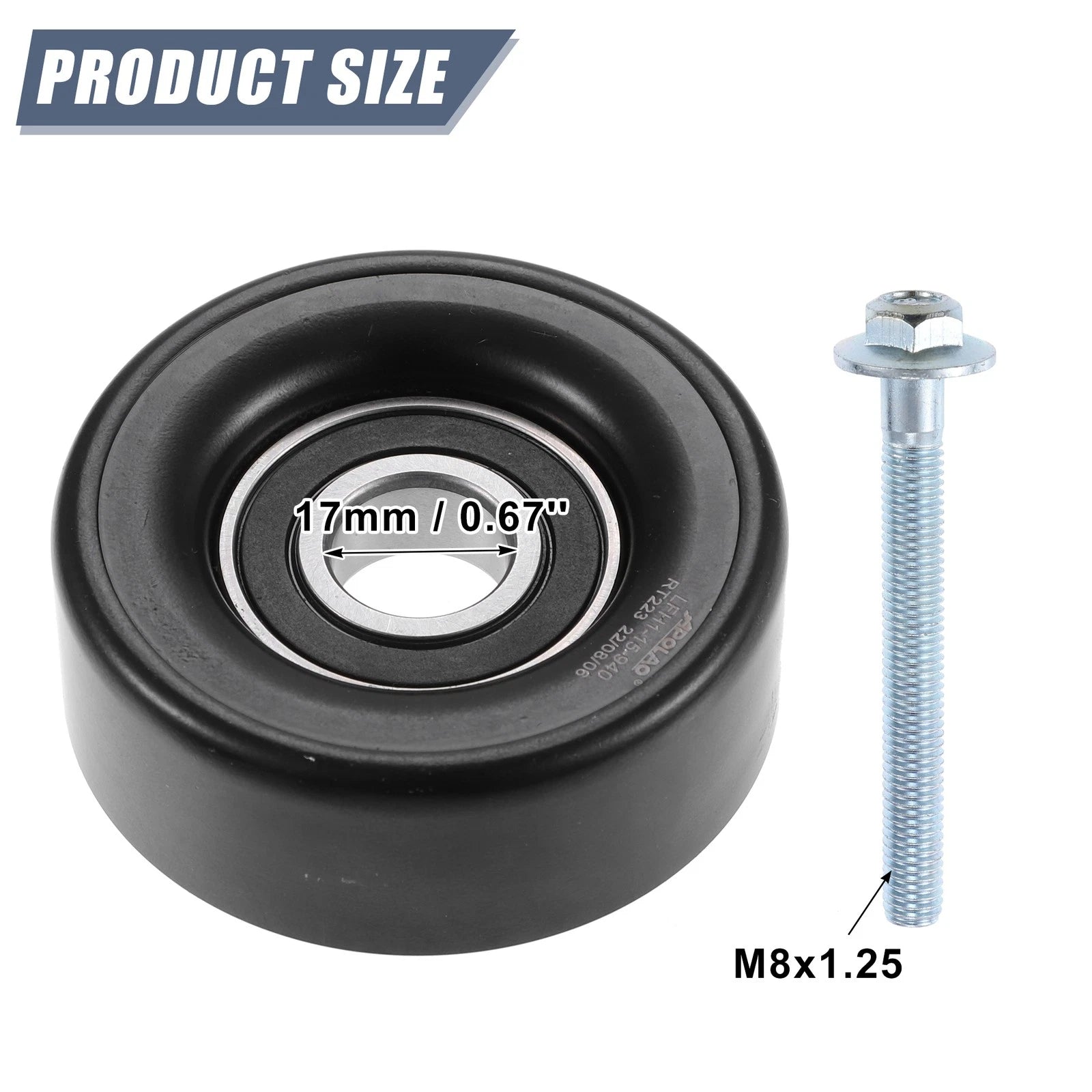 Drive Belt Idler Pulley Replacement for Mazda 3 2.3L (2007–2013)