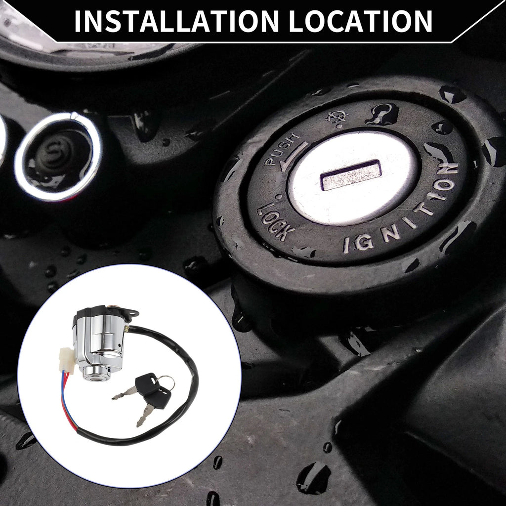 Ignition Key Switch Lock Set for Honda Steed VLX 400 (1988–2013)