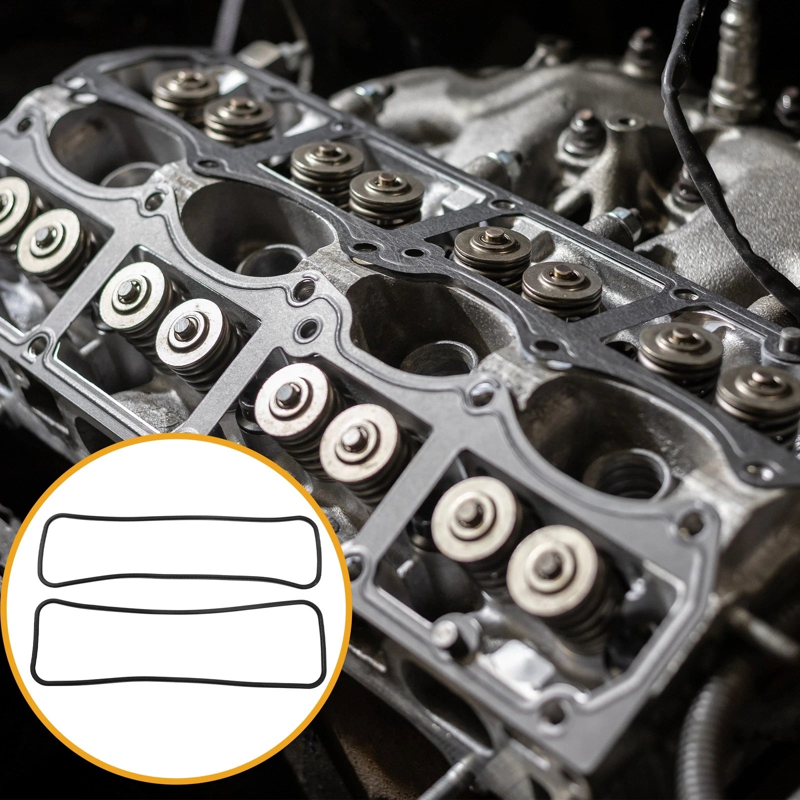 Engine Valve Cover Gasket Set Replacement for Chevrolet Silverado 1500 (2009–2018)