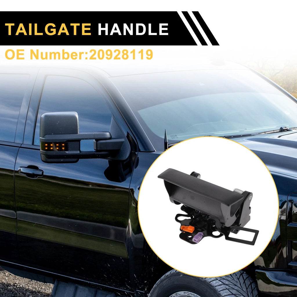 Liftgate Latch Tailgate Handle Replacement for Chevrolet Silverado 1500 (2007–2013)
