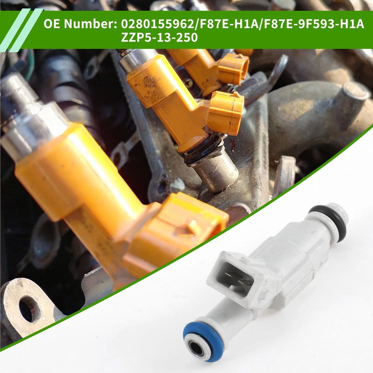 1 Pc Fuel Injector No.0280155962 for Ford Explorer 4.0L (1999–2000)