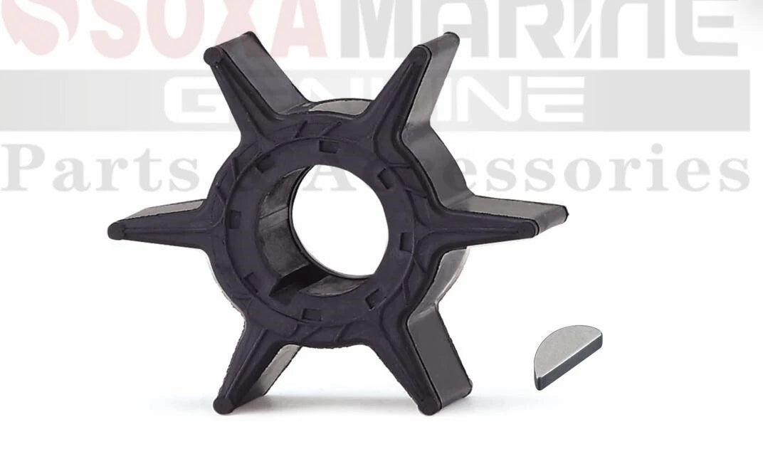 Water Pump Impeller w Key for Yamaha Marine (18-3065, 9-45613)