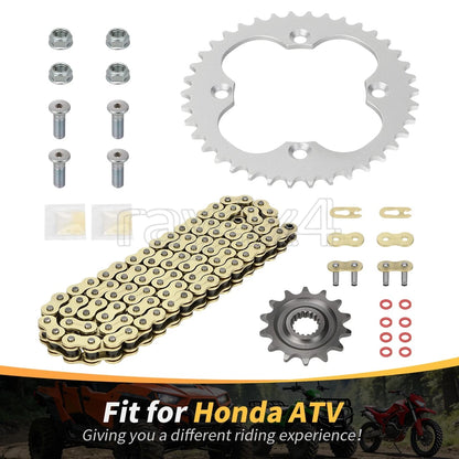 X-Ring Drive Chain & 14T/38T Sprocket for Honda TRX450R (2004–2005)
