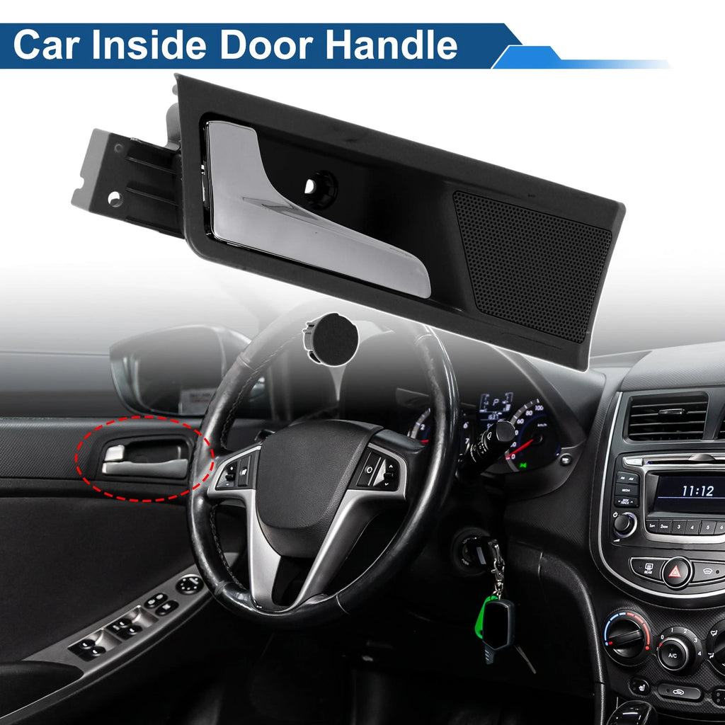 Front Passenger Side Interior Door Handle for Roewe 350 (2012–2015) Black Chrome