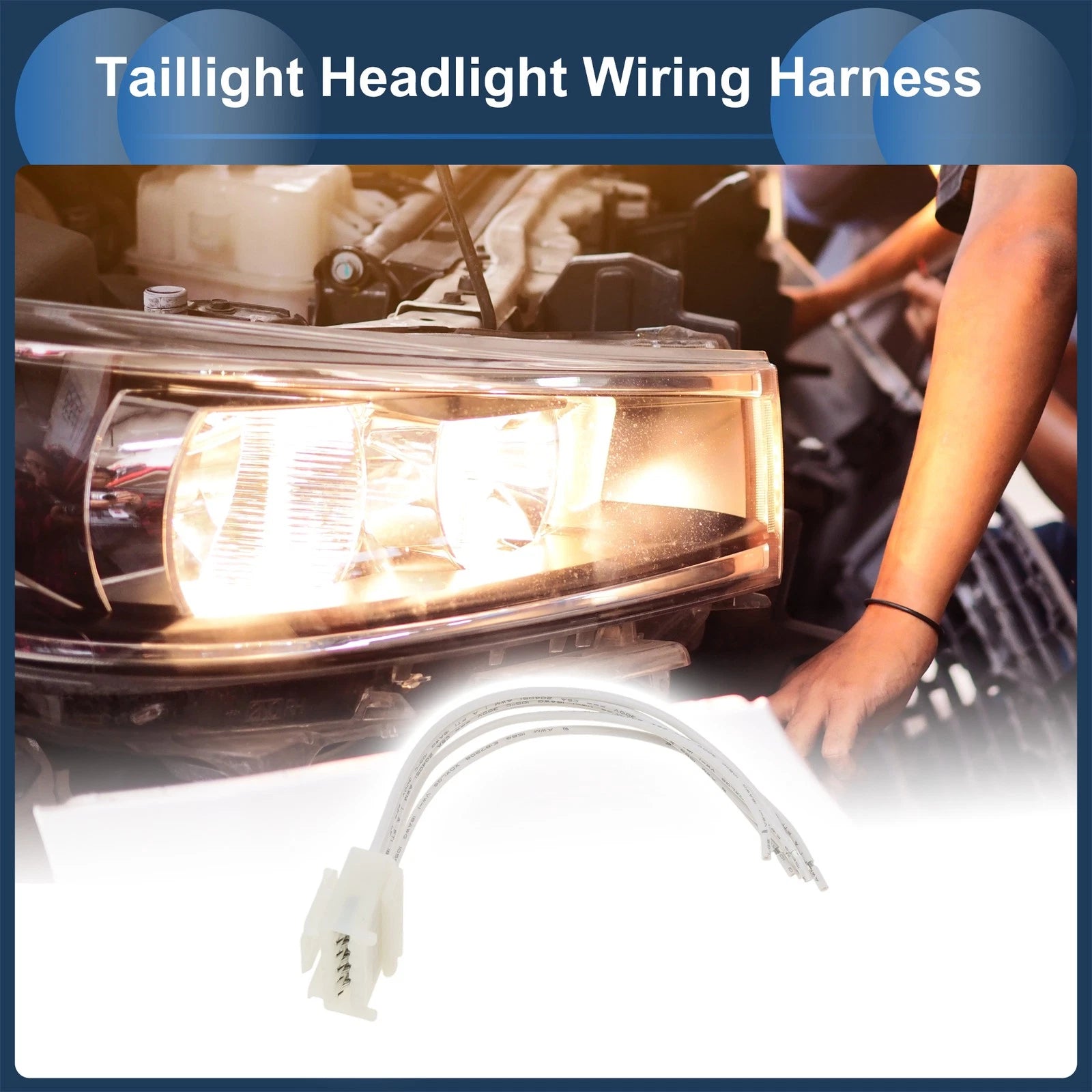 Headlight Wiring Harness Assembly for Citroen Nemo (2008–2015)