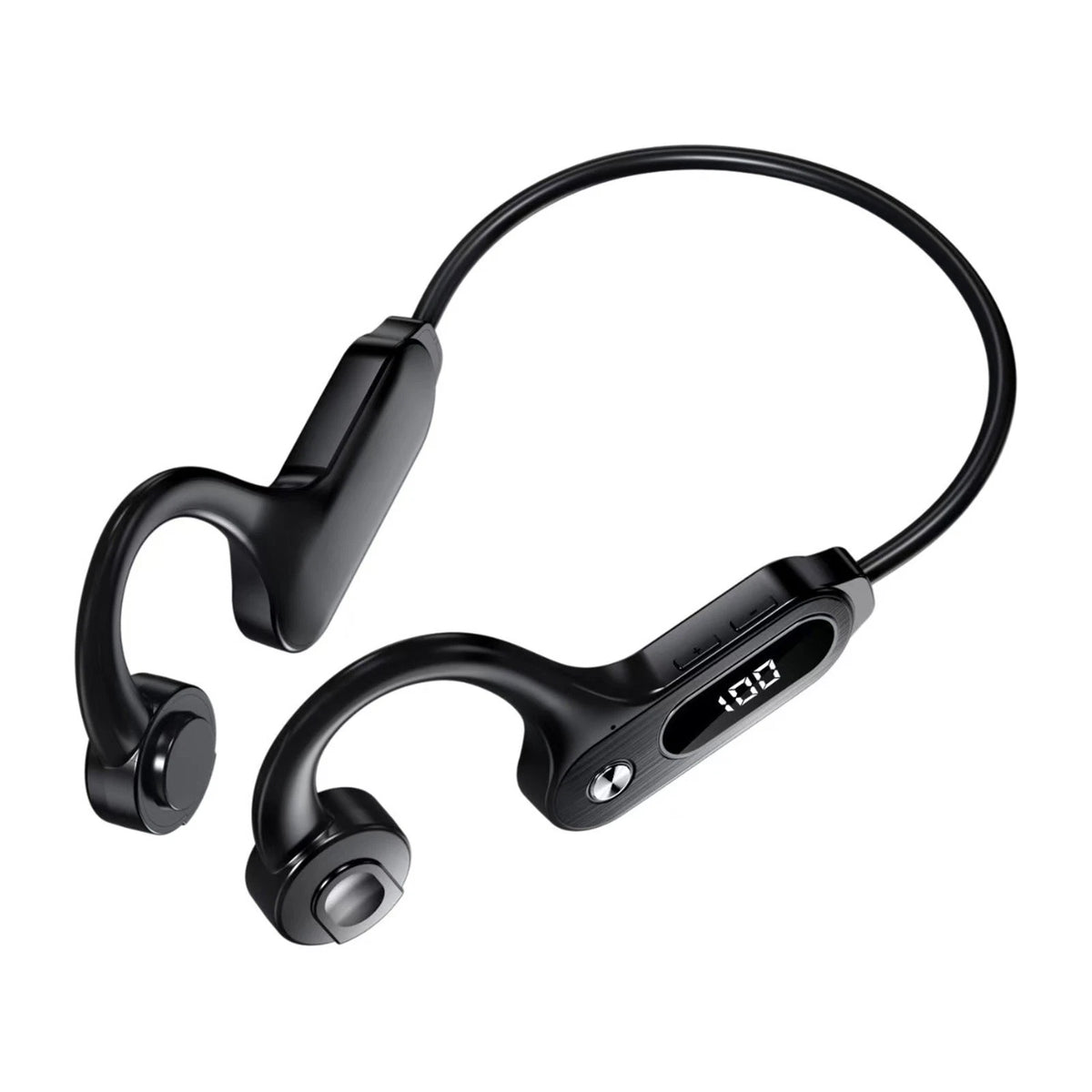 Bluetooth Headset Music Control Wireless LED Digital Screen (30 Days)