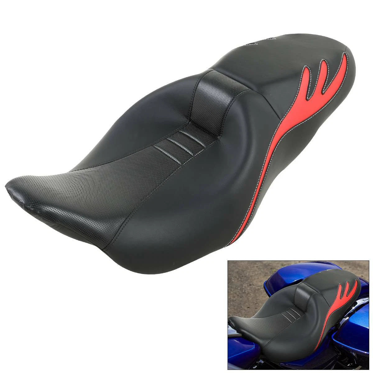 Driver Passenger Seat for Harley Street Electra Glide (2009–2023)