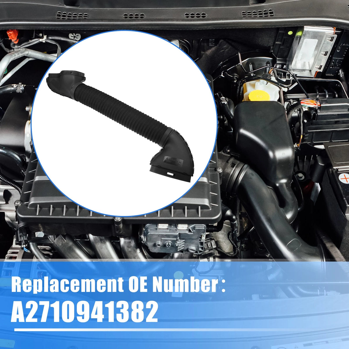 Air Intake Hose Tube for Mercedes-Benz SLK200 Kompressor (2004–2011) Black