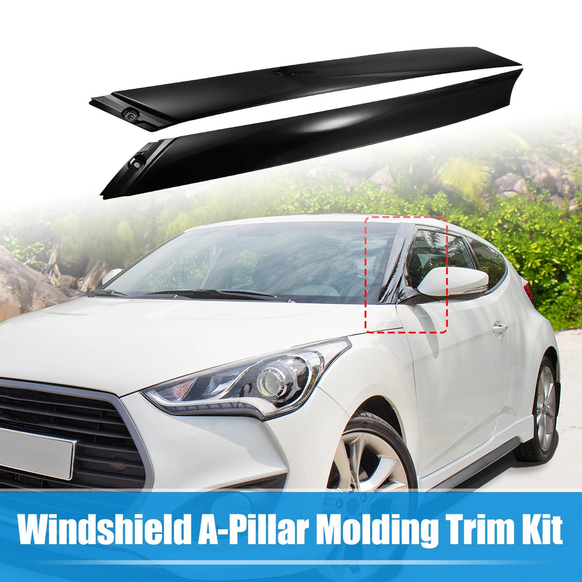 Windshield A Pillar Trim Replacement for Hyundai Veloster 2012–2017 Left Right