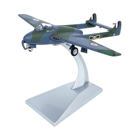 Diecast Alloy Fighter Aircraft Model for De Havilland D.H.100 Vampire (1:72)