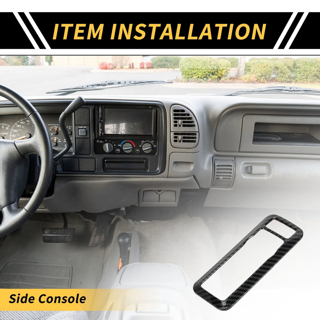 Carbon Fiber Headlight Switch Button Panel Cover for Ford Maverick (2022–2024)